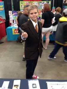This dapper young fellow was one of many incarnations of the Doctor running around. But he was Ten so of course I had to take a picture.